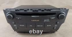 06-08 Lexus is250 is350 AM FM SAT AUX Radio CD Player OEM PIONEER 86120-53340