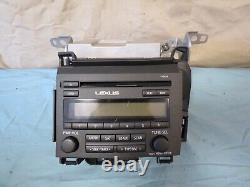 11-13 Lexus CT200h AM FM SAT AUX Radio CD Player w Module PIONEER 86120-76130