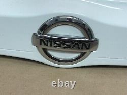 12-19 Nissan Versa SEDAN Trunk Lift Tail Gate Lid Panel Molding with Camera White