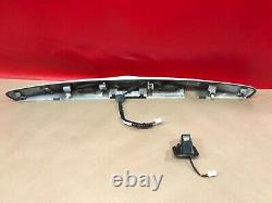 12-19 Nissan Versa SEDAN Trunk Lift Tail Gate Lid Panel Molding with Camera White