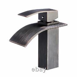 27.56 Hose Deck Mount Square Single Handle & Single Hole Bathroom Sink Faucet