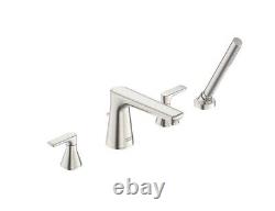 American Standard T061901.295 Aspirations Deck Mounted Roman Tub Filler Nickel