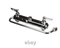 B-1123 T&S Brass Workboard Faucet, Deck Mount, 8 Centers, 12 Swin Genuine OEM