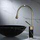 Bathroom Faucet Brushed Gold Basin Faucet Brass And Marble Sink Mixer Tap Hot