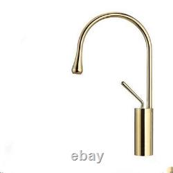 Bathroom Gold Black Basin Faucet Hot And Cold Sink Brass Swivel Sink Water Crane