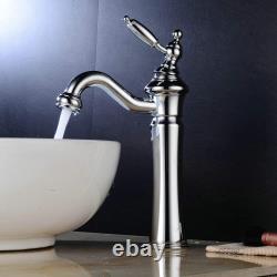 Bathroom Sink Faucet Oil Rubbed Bronze Single Handle One Hole Deck Mount Lavator