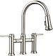 Blanco 442504 Empressa 1.5 Gpm Widespread Bridge Pull Down Nickel