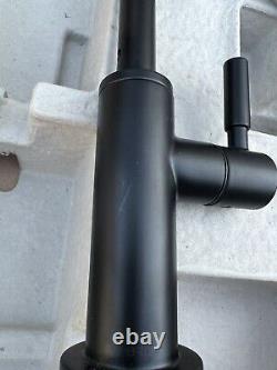 Brizo 61320LF-C-BL Odin 1.5 GPM RO/Cold Water Beverage Faucet with Arc Spout Black