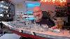Build The Battleship Bismarck Part 127 131 The 4th Gun Turret Electrics And Railings