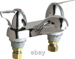 CHICAGO FAUCETS 802-VE2805-1000AB Deck-mounted Manual Sink Faucet with 4 center