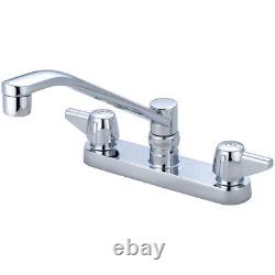 Central Brass 0127-A 1.5 GPM Deck Mounted Kitchen Faucet Chrome