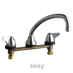 Chicago Faucet 1888-CP 2-Handle manual sink faucet with 8 centers Chrome