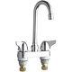 Chicago Faucets 1895-e35abcp Deck-mounted Faucet With 4 Centers