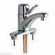 Chicago Faucets 2200-4e2805cp 4 Center Deck Mounted Bathroom Lavatory Faucet