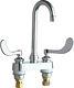 Chicago Faucets 895-317e65vpxkaab Deck-mounted Sink Faucet With 4 Center Chrome