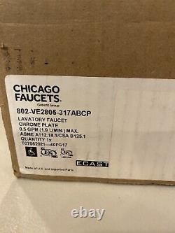 Chicago Faucets Deck-mounted Manual Sink Faucet With 4 Centers In Chrome