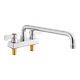 Commercial Kitchens Deck-mounted Faucet With 4 Center And 14 Swing Spout