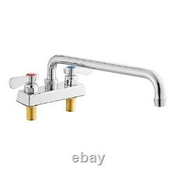 Commercial Kitchens Deck-Mounted Faucet with 4 Center and 14 Swing Spout