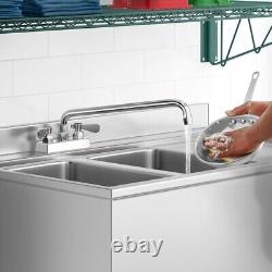 Commercial Kitchens Deck-Mounted Faucet with 4 Center and 14 Swing Spout