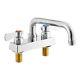 Commercial Kitchens Deck-mounted Faucet With 4 Center And 8 Swing Spout