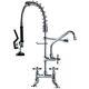 Commercial Sink Pre-rinse Sprayer 4-8 Inch Center Deck Mount 26'' Height Kitc
