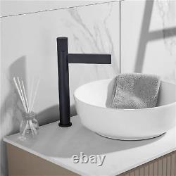Contemporary Waterfall Spout Single Handle Tall Bathroom Vessel Sink Faucet Soli
