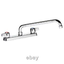 Deck-Mount Faucet with 8 Center Size 10 Spout