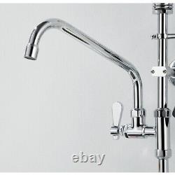 Deck Mount Pre-Rinse Faucet 8 Centers With 12 Add on Faucet