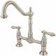 Elements Of Design Es1178al New Orleans 2-handle 8 Center Bridge Kitchen Faucet