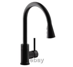 Elkay Avado Kitchen Faucet with Pull-Down Spray LKAV3031MB Matte Black NEW, Open