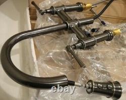 Elkay Explore Three Hole Bridge Faucet with Pull-down Spray (LKEC2037AS)