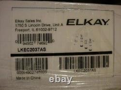 Elkay Explore Three Hole Bridge Faucet with Pull-down Spray (LKEC2037AS)