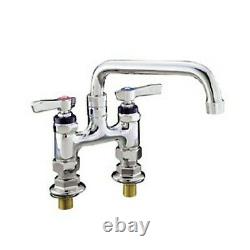 Encore KN57-4012 4 Adjustable Centers Deck Mount Faucet With Swing Spout, Ch