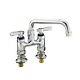 Encore Kn57-4012 4 Adjustable Centers Deck Mount Faucet With Swing Spout, Ch
