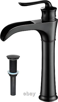 Farmhouse Waterfall Bathroom Faucet for Vessel Sink Single Hole Bowl Mixer Tap