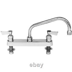 Fisher 3313 8 Inch Deck Faucet with 12 Inch Swing Spout