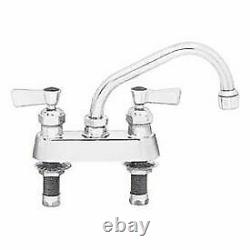 Fisher 4 Centers Deck Faucet With10 Swing Spout, Polished Chrome, 3512