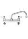 Fisher 8 Centers Deck Faucet With10 Swing Spout, Polished Chrome, 3312