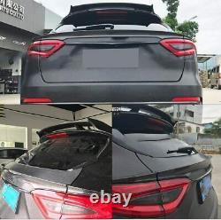 Fit For Maserati Levante 2016-2020 Rear Middle Spoiler Trunk Wing Real Carbon