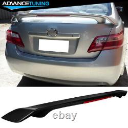 Fits 07-11 Toyota Camry JDM Style Rear Trunk Spoiler Wing With LED Matte Black ABS