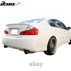 Fits 08-10 Infiniti M35 M45 OE Style Trunk Spoiler Wing Lip Painted #KH3 Black