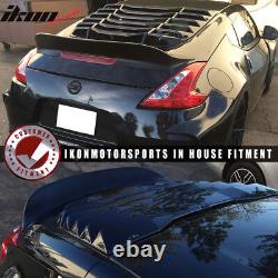 Fits 09-21 Nissan 370Z Duckbill Trunk Lid Spoiler Wing Ikon Style Unpainted PP