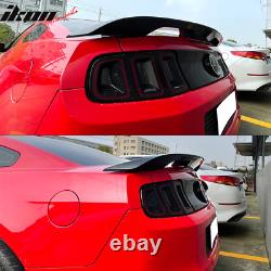 Fits 10-14 Ford Mustang Trunk Spoiler Convert To 2020 GT500 Style Gloss Black