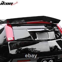 Fits 11-14 Cadillac CTS Coupe Only Trunk Spoiler Wing Lip Painted #WA8555 Black