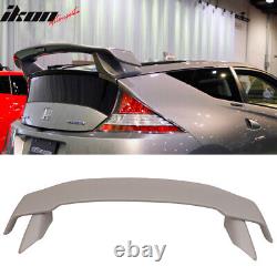 Fits 11-15 Honda CR-Z CRZ Mugen Style Trunk Spoiler Wing Lip Unpainted Gray ABS