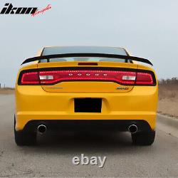 Fits 11-22 Dodge Charger Gloss Black Rear Trunk Spoiler Wing Tail Lip ABS