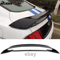 Fits 15-22 Ford Mustang GT350 Style Rear Trunk Spoiler Wing Matte Black ABS