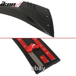 Fits 15-22 Ford Mustang GT350 Style Rear Trunk Spoiler Wing Matte Black ABS