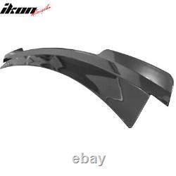 Fits 15-22 Ford Mustang Gloss Black MD Style Rear Trunk Spoiler Wing Lip ABS