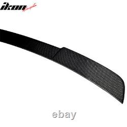 Fits 15-23 Ford Mustang Carbon Fiber Rear Trunk Spoiler Wing Lip IKON Style